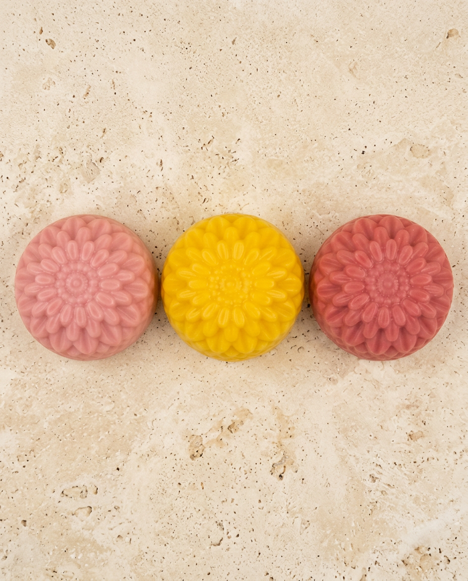 Soap — Handmade moulded soaps — sold as a set of 3.