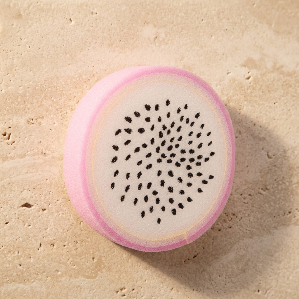 Dragon Fruit Bath Sponge — Soft, gentle, plastic-free.